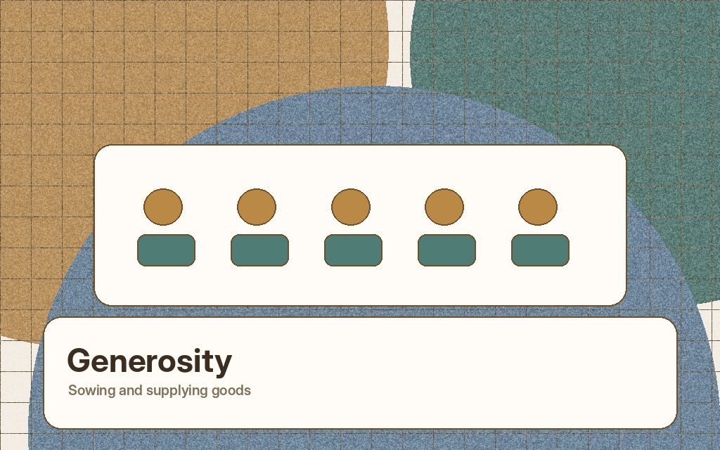 Redaktionelles Bild für generosity auf La Grande Commission.