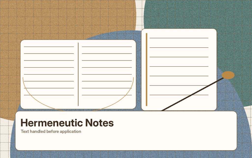 La Grande Commission の Hermeneutic Notes 用の編集画像。
